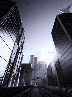 Улица из Mirrors Edge обои