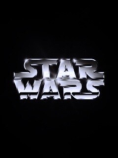 Золотой логотип Star Wars обои