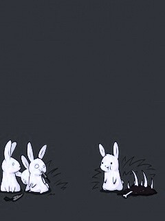 Заяц-каннибал обои