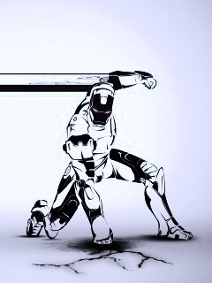 Векторный Железный Человек обои