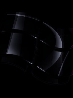 Стеклянный логотип Windows обои