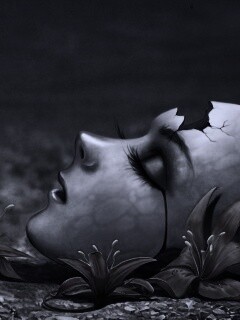 Разбитая маска обои