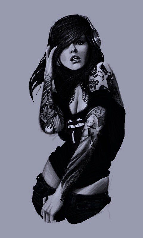 Музыкальная девочка обои