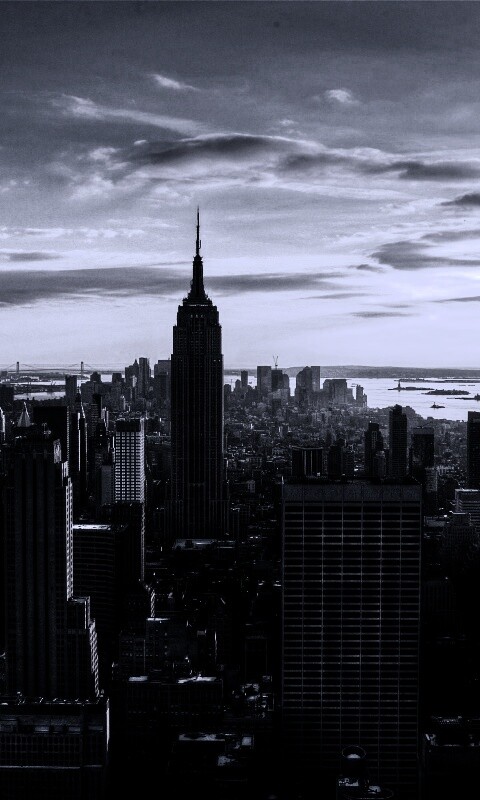 Большой город обои