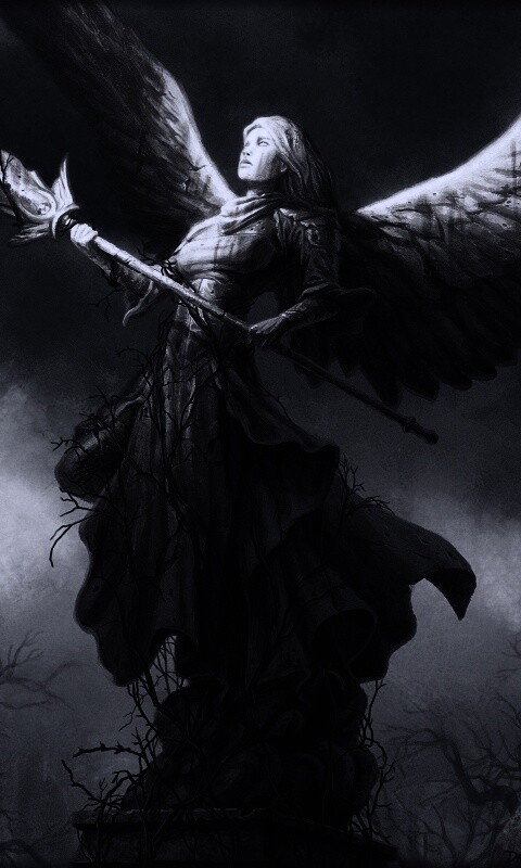 Ангел с мечом обои