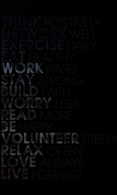 Think possitively обои