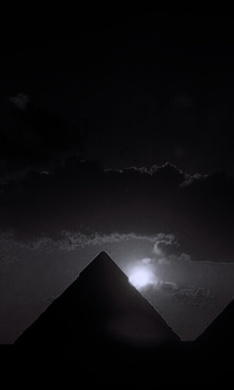 Египетские пирамиды на закате обои