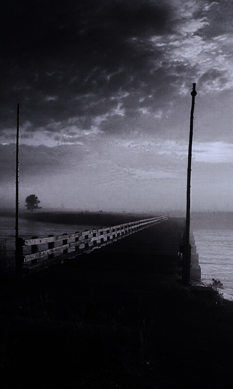 Деревянный мост обои