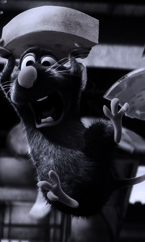 Крыса с сыром из Рататуя обои