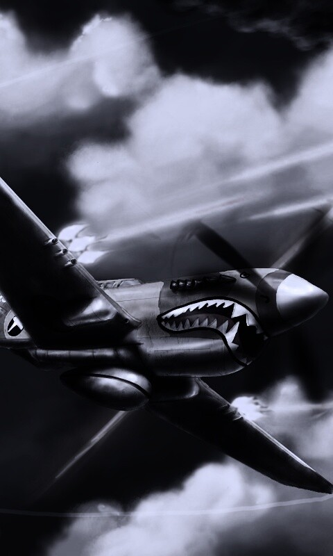 Истребитель акула обои