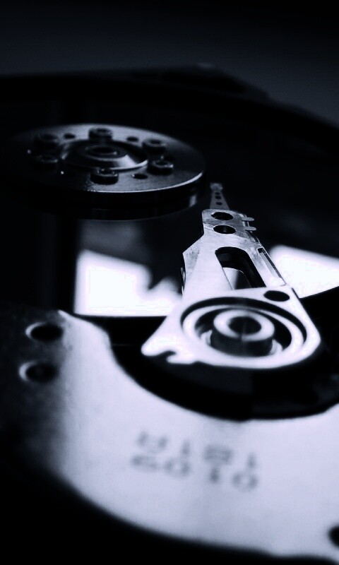 Разобранный жесткий диск обои