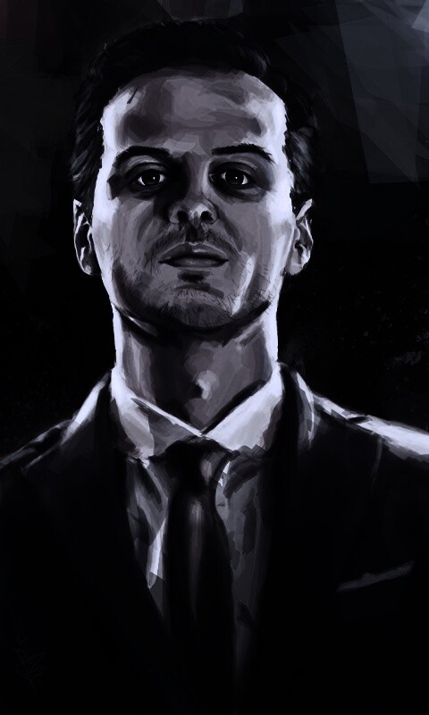 Портрет Джима Мориарти обои