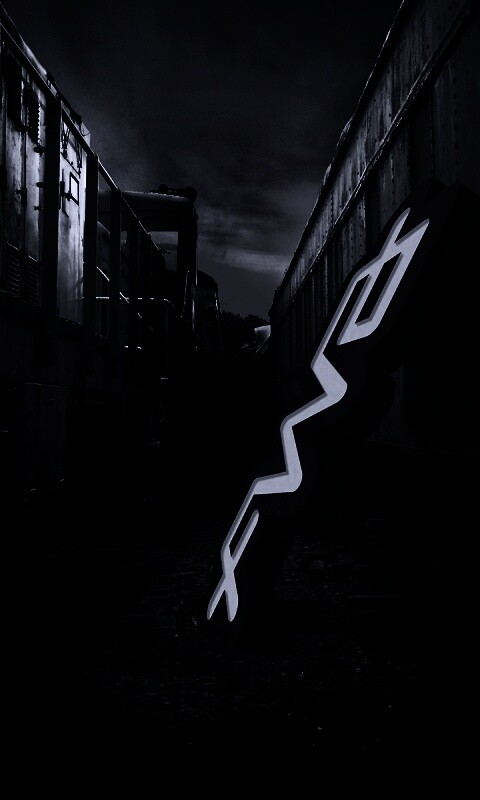 Упавшая вывеска обои