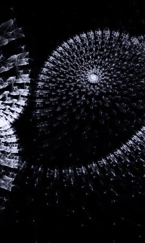 Светящаяся абстракция обои