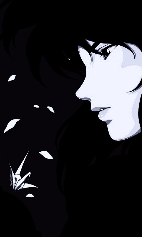 Девушка делает оригами обои