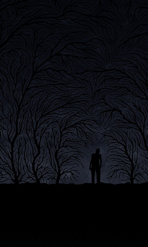 Смыкающиеся деревья обои