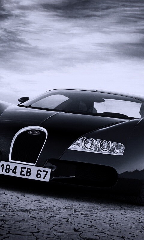 Бугатти в пустыне обои