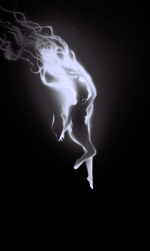 Огненная девушка обои