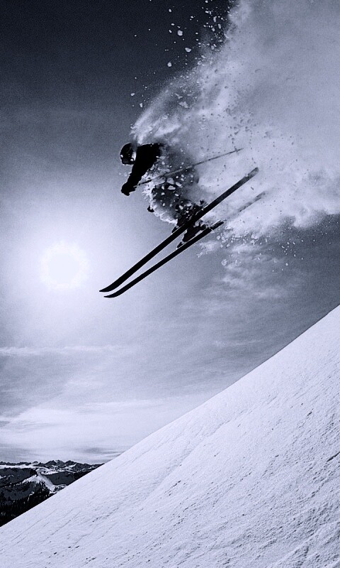 Горнолыжник обои