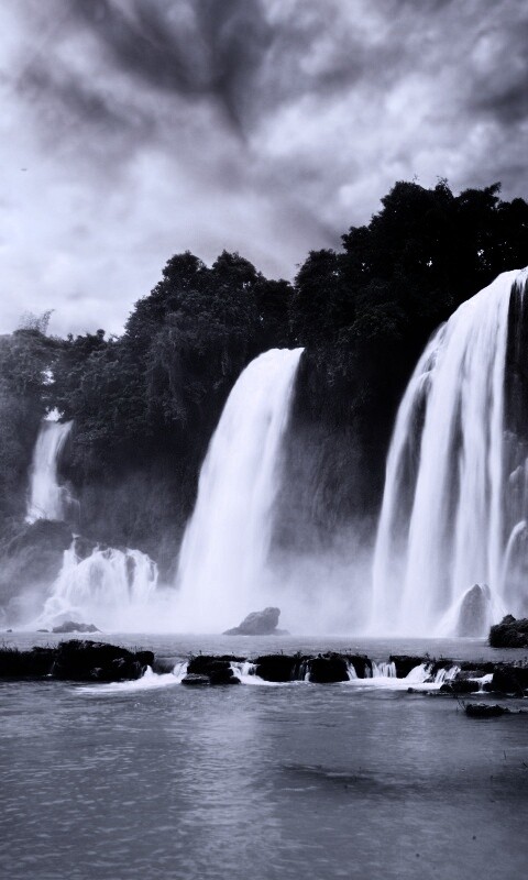 Водопады в джунглях обои