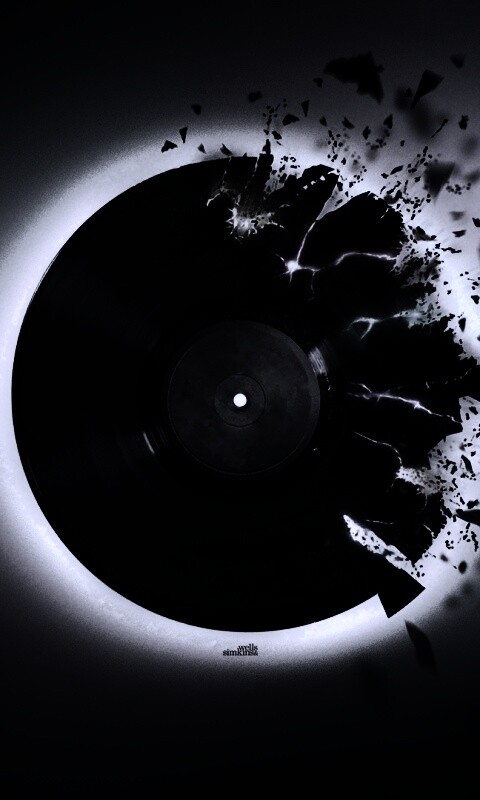 Разрывающийся винил обои