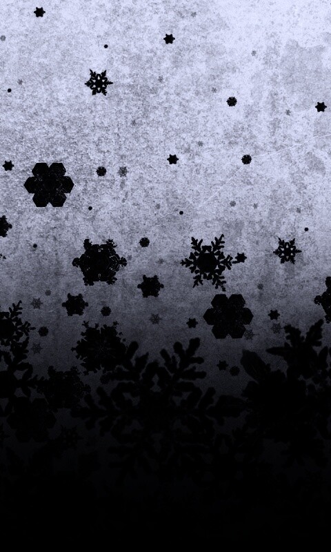 Черный снег обои