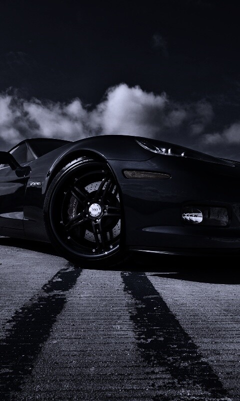 Синий спорткар обои