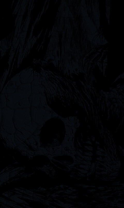 Тлеющий скелет обои