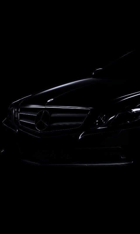 Черный Мерседес обои