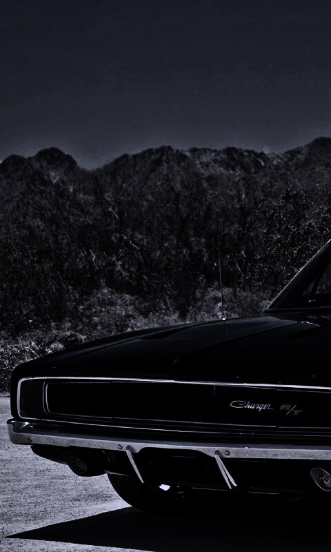 Черный Додж обои