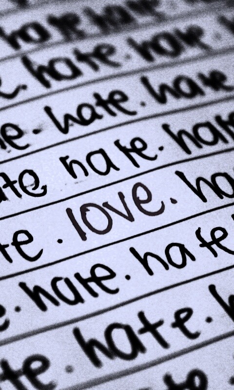 Любовь среди ненависти обои