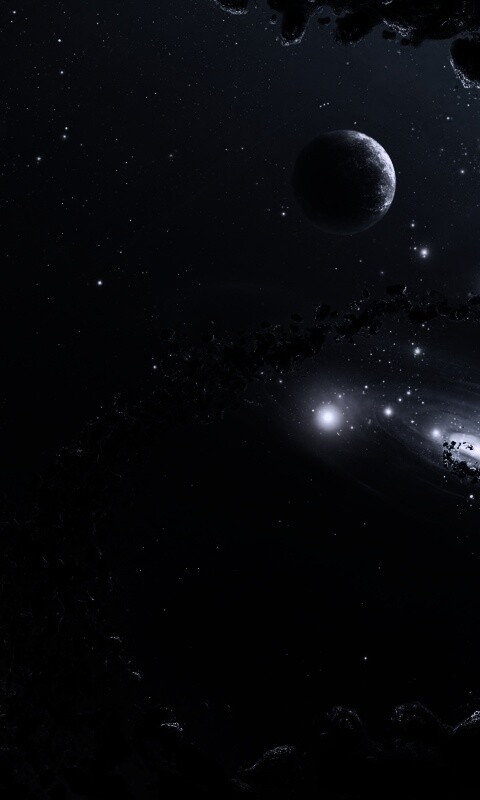 Причудливый пояс астероидов обои