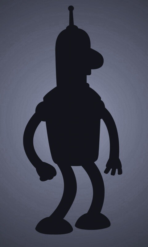 Силуэт Бендера обои