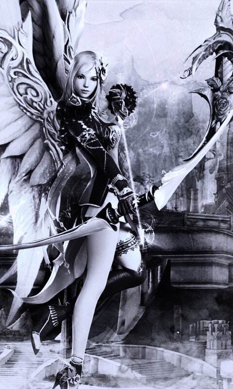 Эльфийка лучница из Aion обои