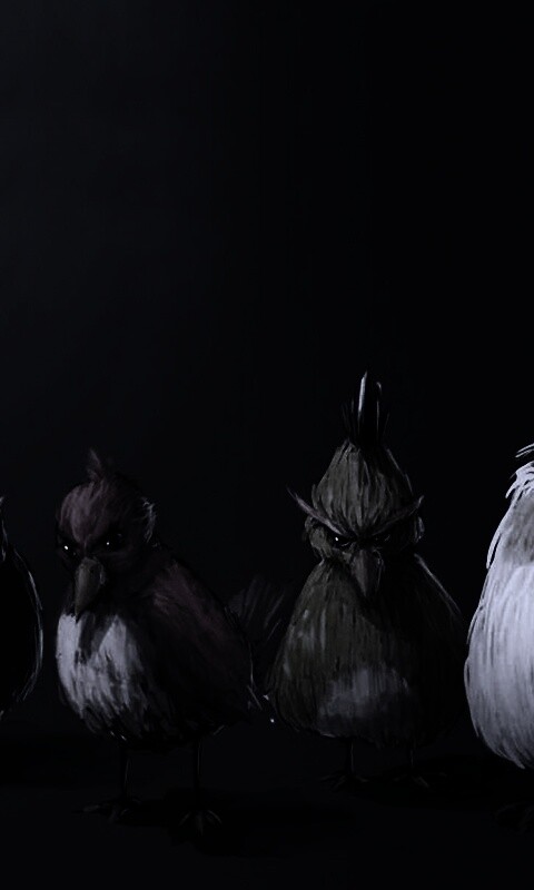 Злые птицы обои