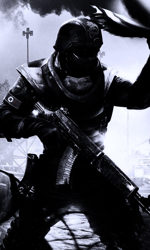 Китайский солдат жжет американский флаг обои