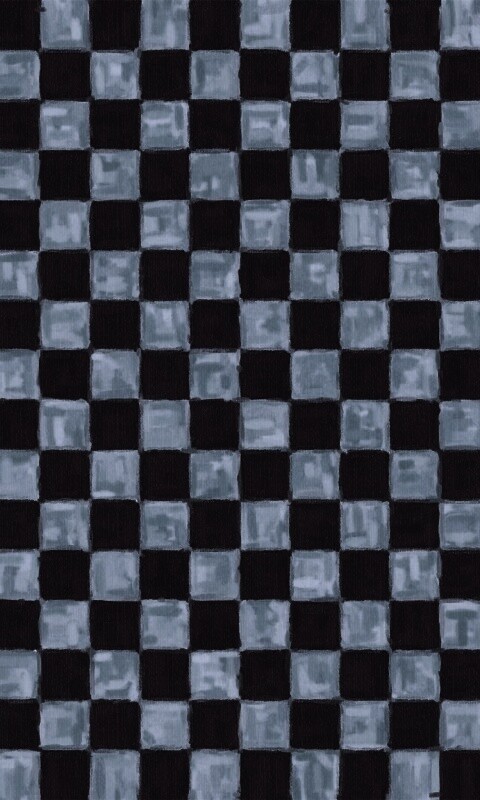 Рисованные красно-голубые клетки обои