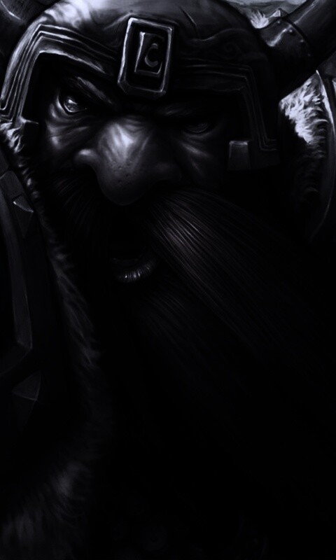 Гном убегающий от ночной эльфийки обои