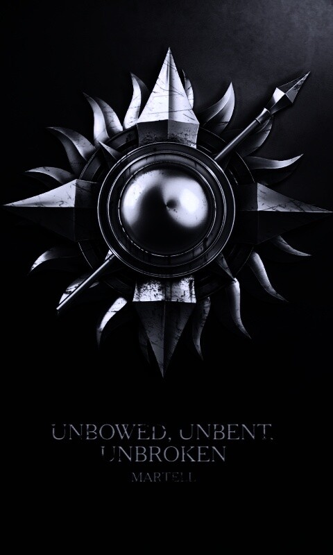 Металлический герб дома Мартелл обои