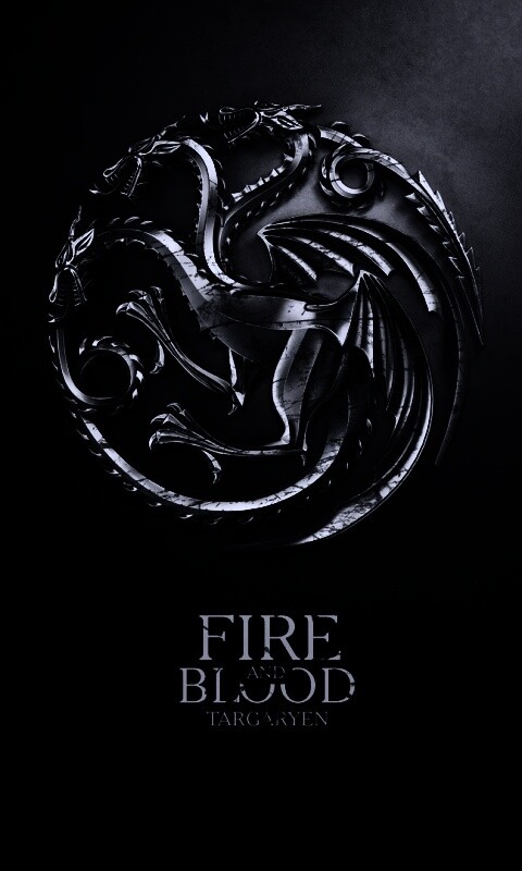 Металлический герб дома Таргариен обои