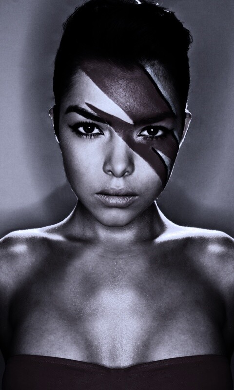 Огненная модель обои