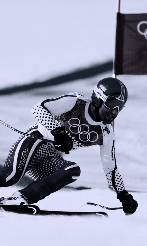 Лыжник на олимпиаде обои