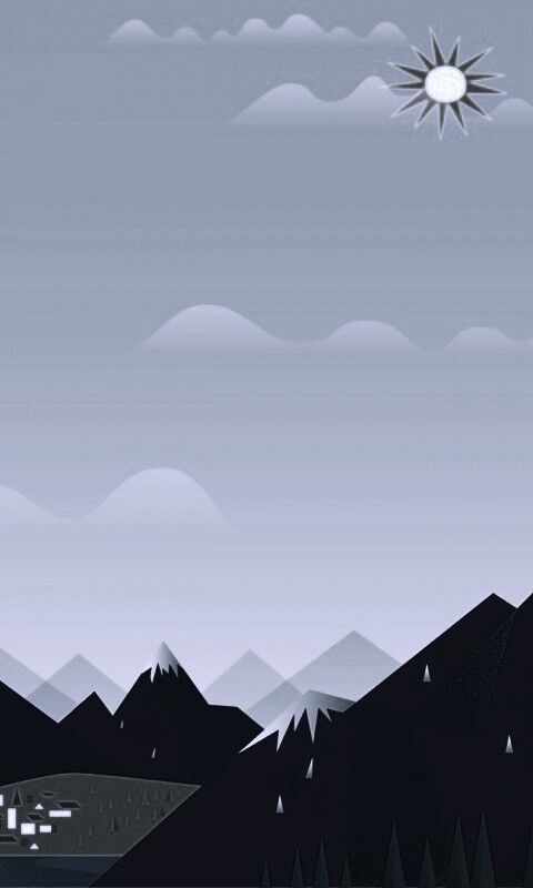 Векторный пейзаж обои