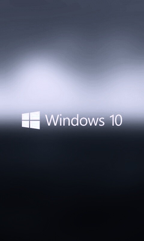 Windows 10 на синем фоне обои