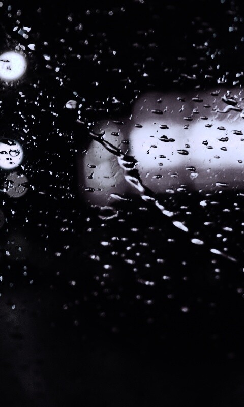 Дождь на стекле обои