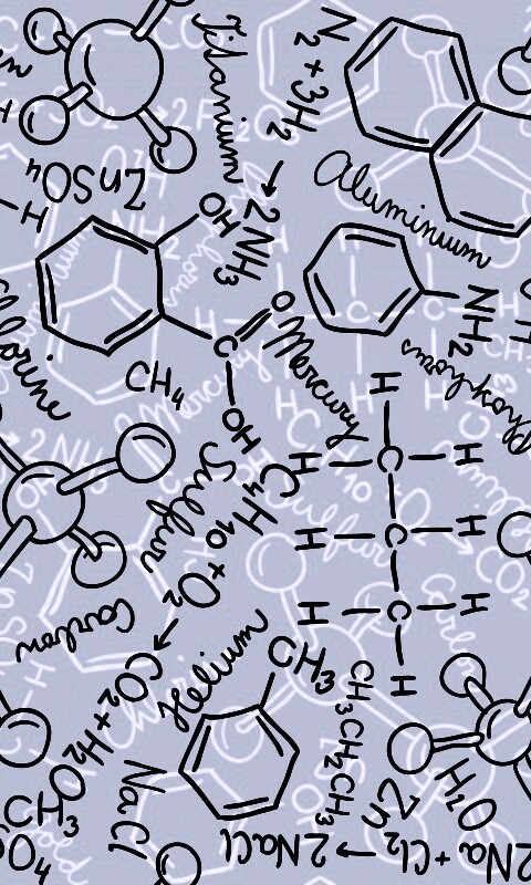 Химические формулы обои