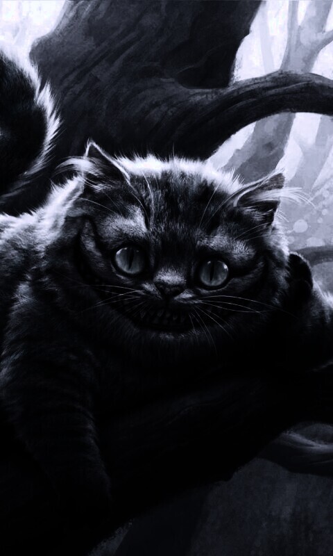 Чеширский кот обои