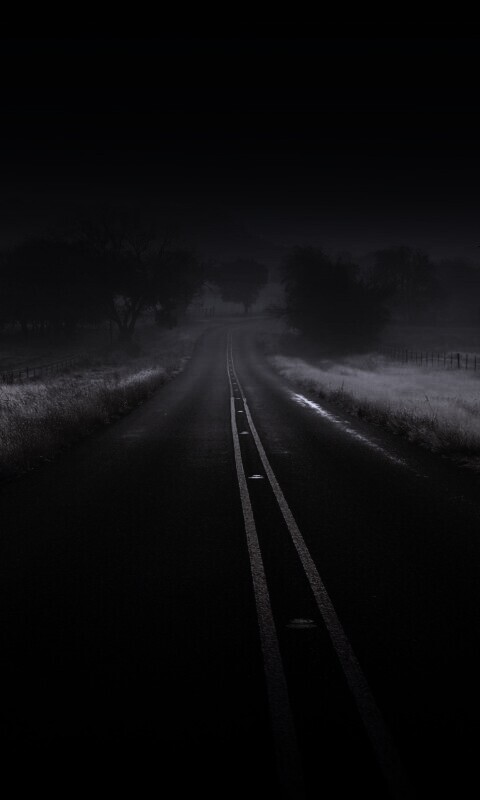 Туманная дорога обои