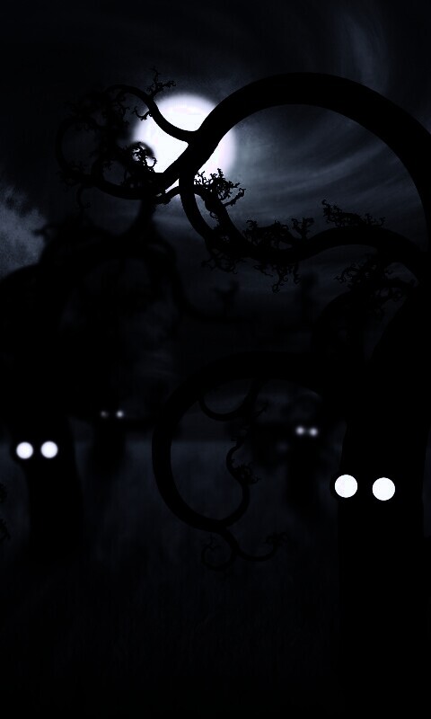 Страшно ночью в лесу обои