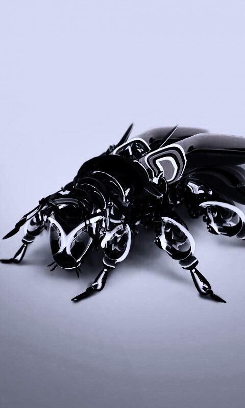 Кибер муха обои